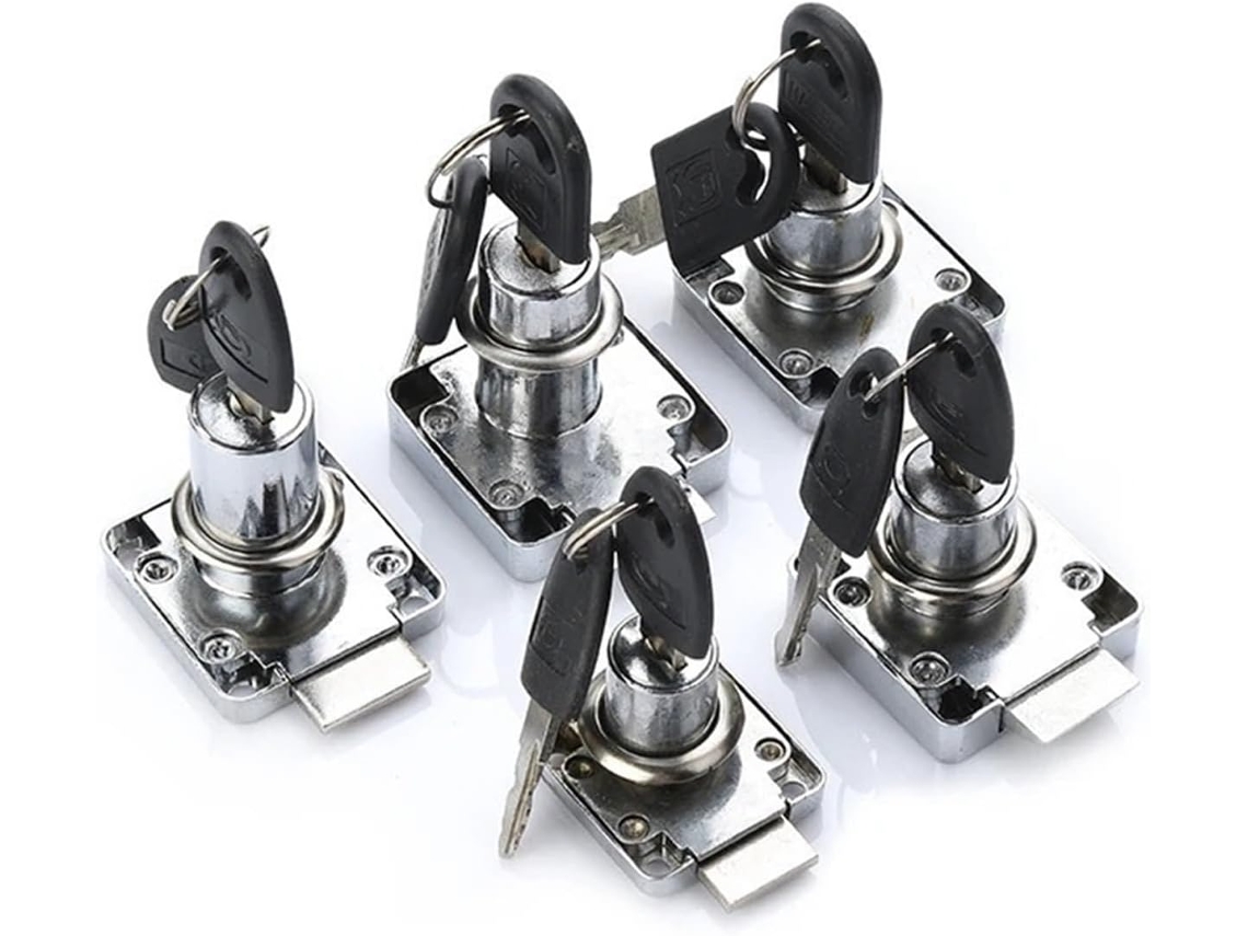 139-22 Trava Para Gaveta De Mesa, Fechadura Para Guarda Roupa, Armário, Móveis, 1 Peça
