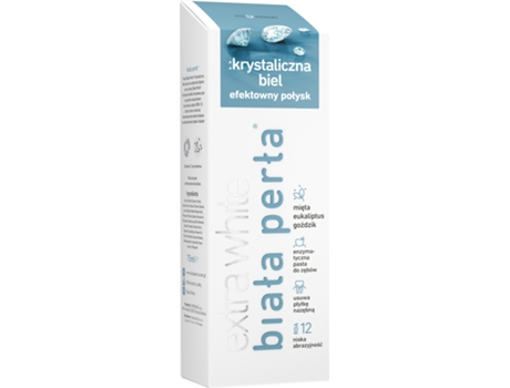Creme Dental Branca Pérola Plus Brilho Cristal 75ml Vitaprodukt