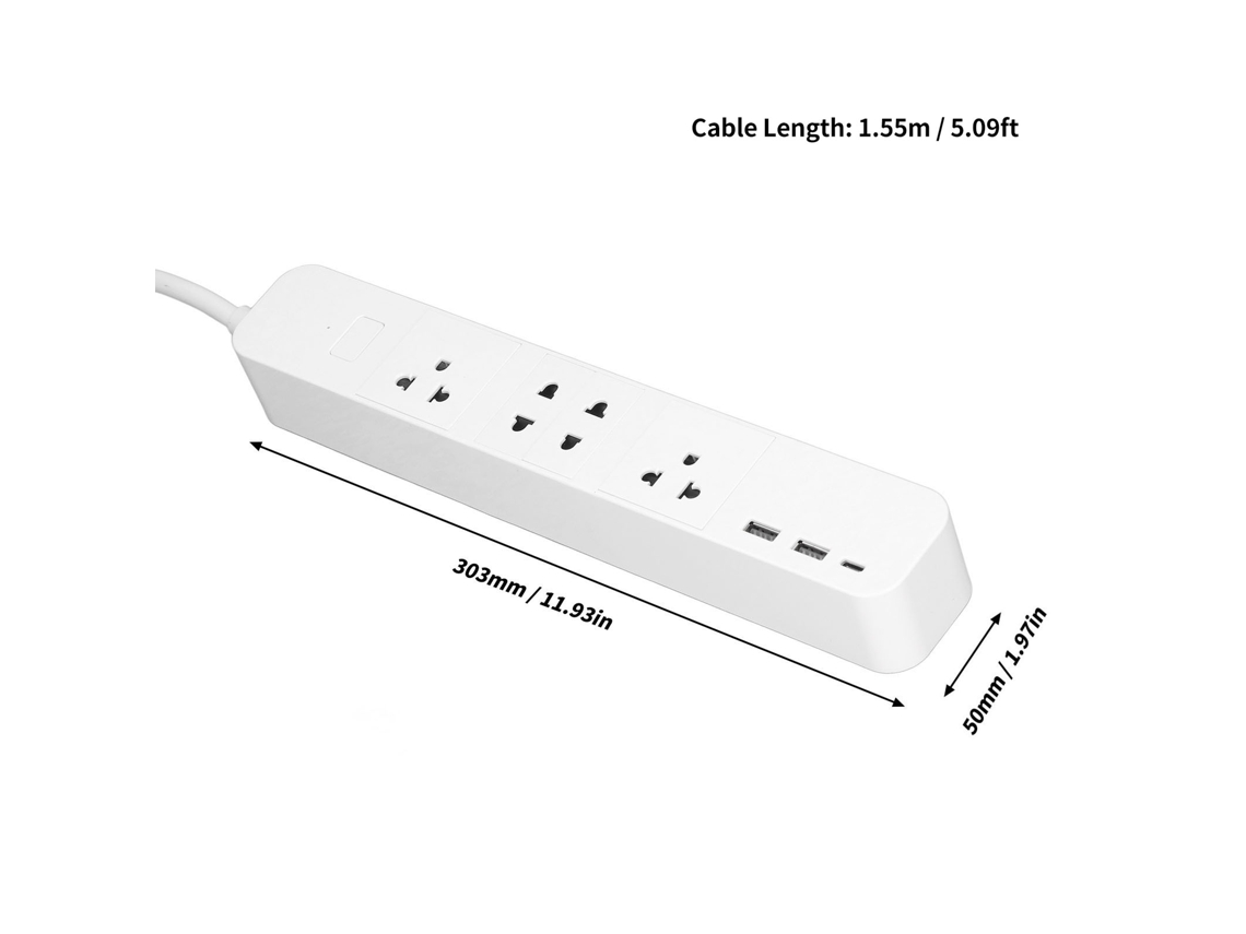 Laxiscreed Tomadas Inteligentes Wifi E Bluetooth Com Controlo Por Voz E Usb Type-c