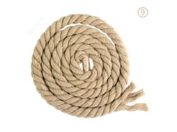 Corda De Algodão Trançada De 3 Fios De 8 Mm X 20 M Para Artesanato, Tricô E Fios Slowmoose