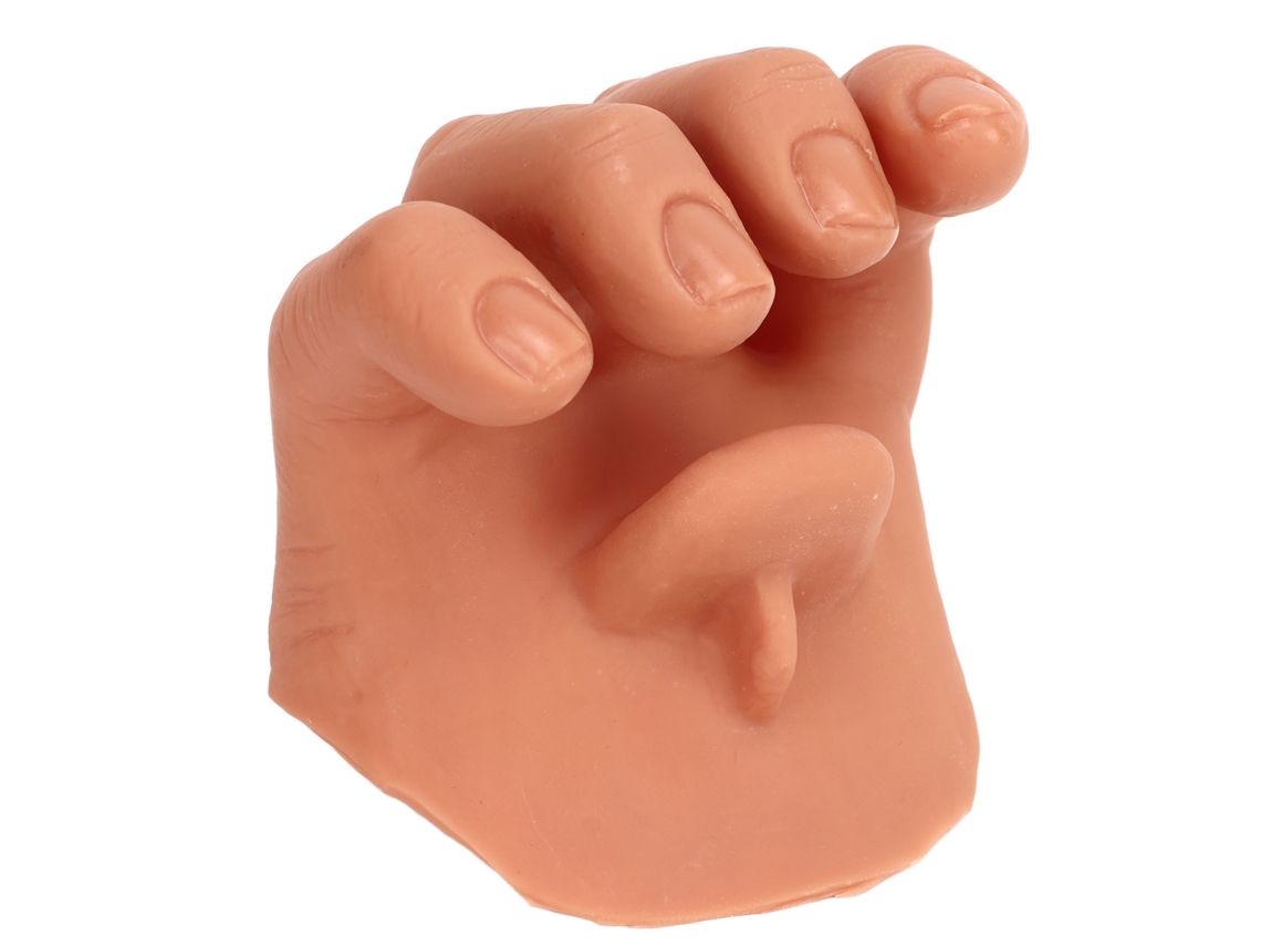 Ats accesorio Realista de Mano Tercera Falsa Truco Suave Prop para Espectáculos Y Comedia