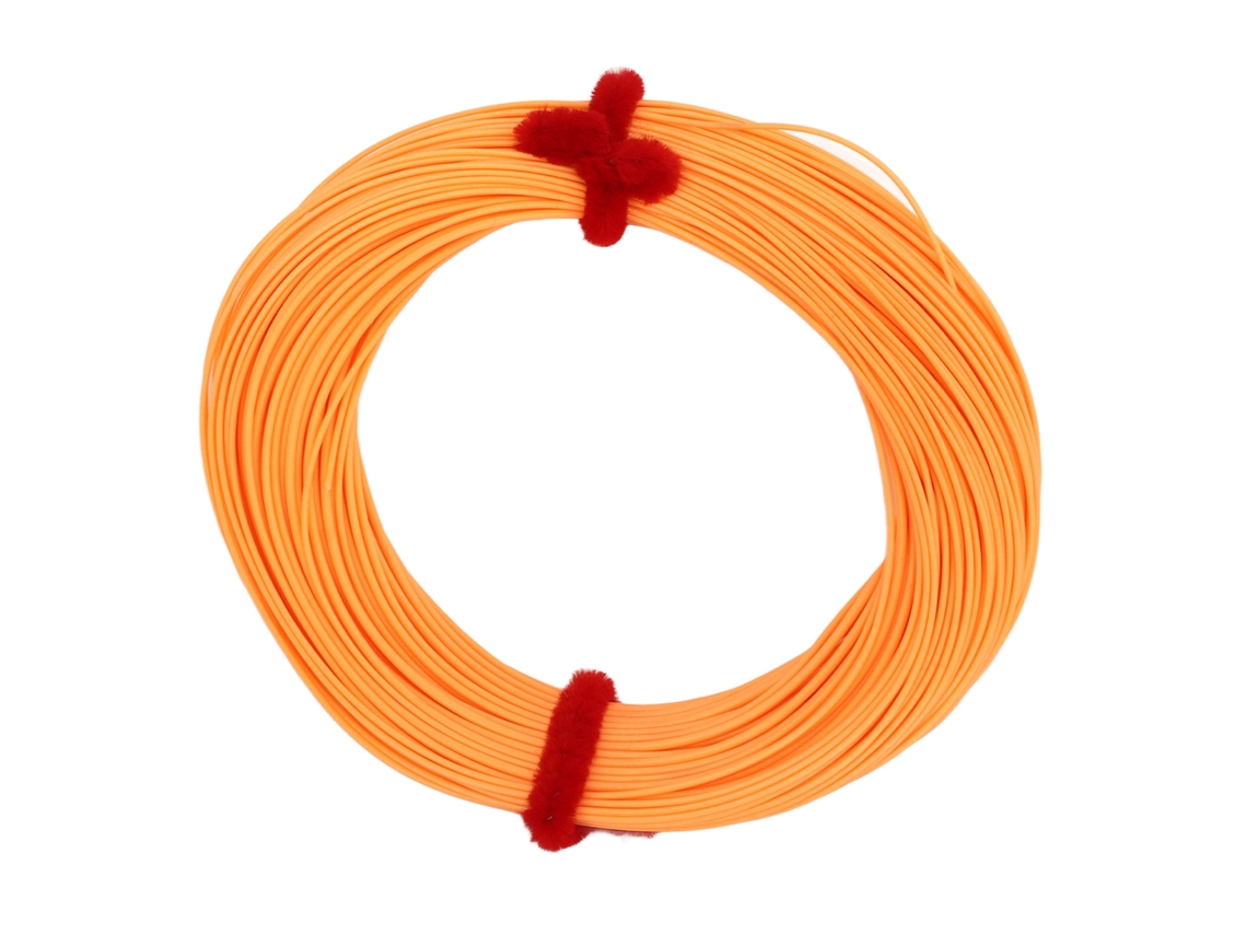 Linha de Pesca Fly 30m Laranja Alta Resistência