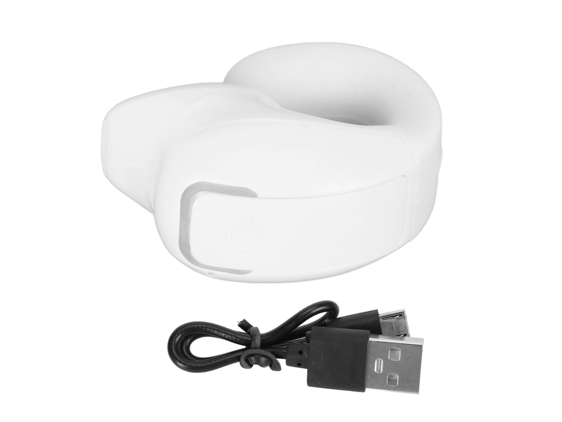 Fone de Ouvido Mali Open Ear Bluetooth 5.3, Sem Fio, Mono, Clip, Ipx4, À Prova D'água, Branco, Corrida, Ciclismo