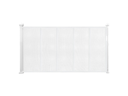 Portão Retrátil Para Bebês, Material De Malha, Instalação Ajustável, Branco, 110inch-a