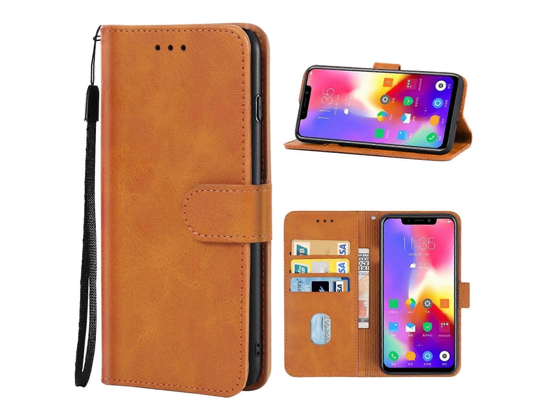 Capa De Couro Para Motorola Moto P30