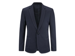 Blazer de Traje Fasst para Homem com Gola de Pico e Tela Pu S/MARCA