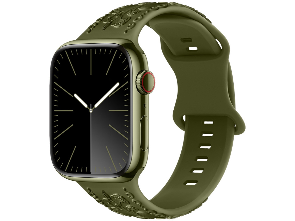 Bracelete Para Apple Watch 38/40/41/42mm Azeitona Cuich