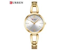 Relógio Feminino MDUG com Pulseira de Aço e Pequeno Painel, Resistente à Água, Minimalista