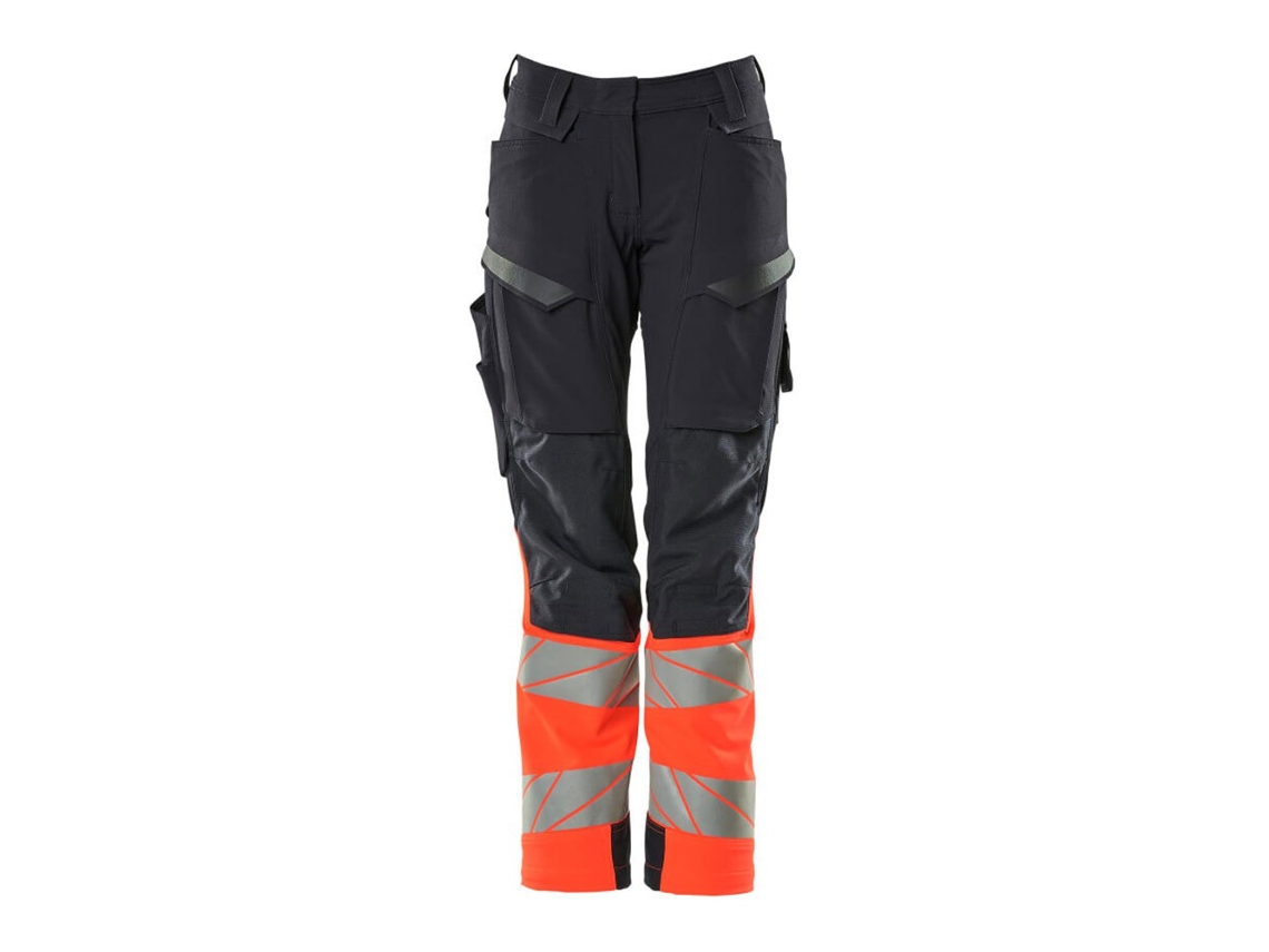 Calças Grandes Com Bolsos Para Joelheiras Accelerate Safe 19178 Preto 54 / 32 MASCOT
