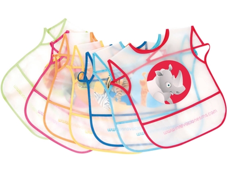 Pack  de 7 Babetes de animais