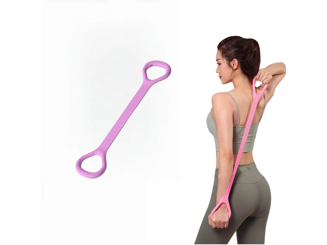 Faixa Elástica de Resistência Látex para Ioga, Pilates, Alongamento e Treino de Força AQUAFORGE