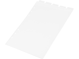 Divisórias Para Caderno A5, Abas Transparentes Em Pvc, Divisórias Removíveis Para Livros, Agendas E Apresentações