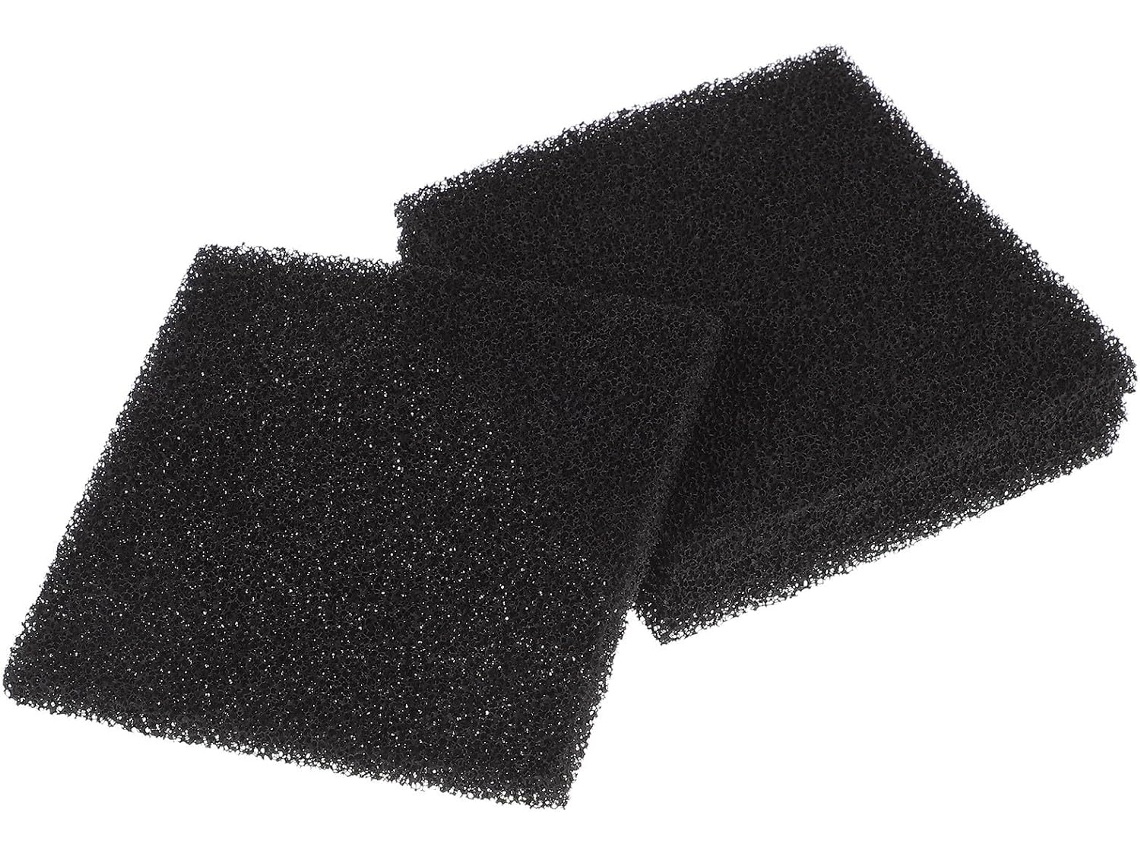 Filtros de Esponja Quadrados Kichouse, Pacote com 4 Unidades: Absorção Poderosa de Odores Graças Ao Carvão Ativado e CHABERLU