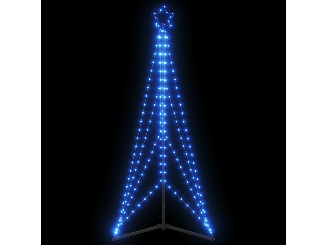 Vidaxl Led Árvore De Natal 363 Leds Azul 182 Cm