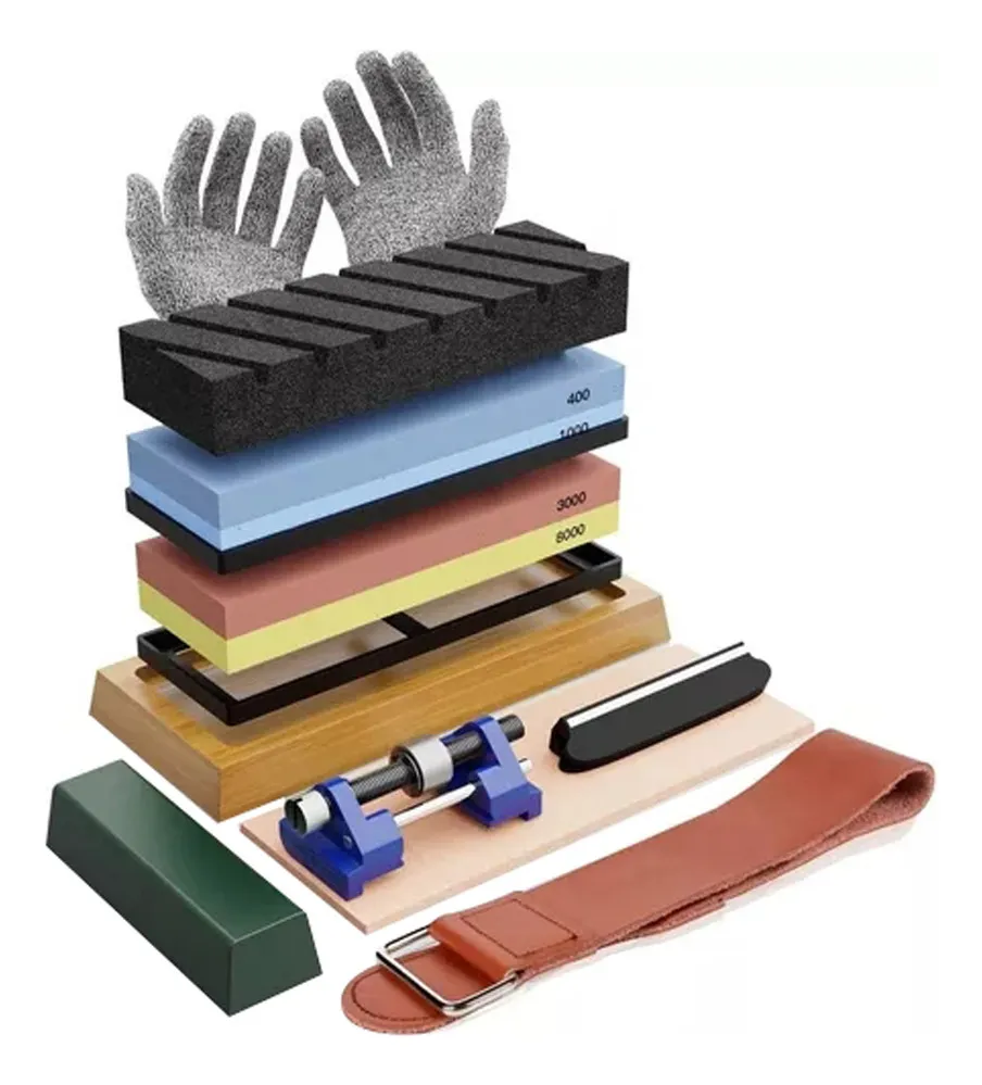 Novo Conjunto De Pedras De Amolar 3000/8000, Grão 400/1000,vayotoy