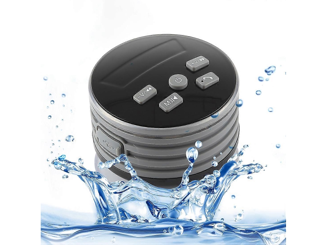 Alto Falante Portátil F08, À Prova Dágua Ipx7, Suporta Rádio Fm, Caixa De Som Hifi, Alto Falante Bluetooth Com Ventosa E Luz Led. Olysi Shop