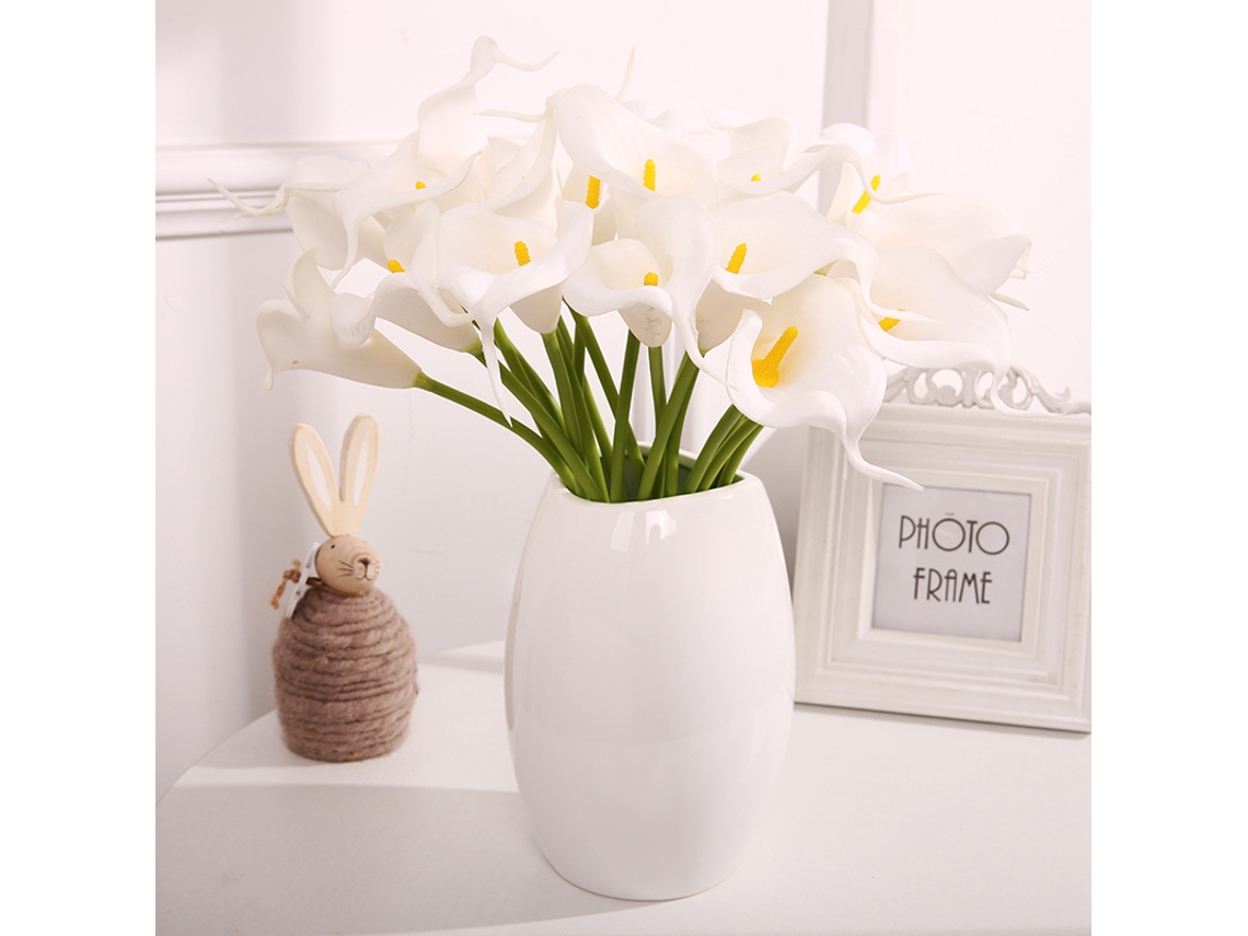 15 Mini Flores Artificiais em Formato de Ferradura, Feitas de Pu, para Exportação. AQUAFORGE