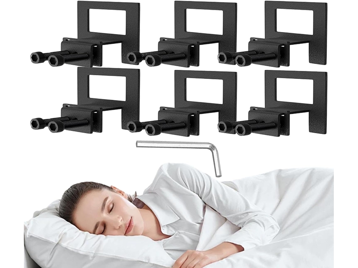 Batente Para Estrutura De Cama | Tiras Aderentes Para Colchão | Suportes Ajustáveis |