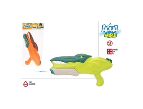 Pistola De Agua Diseño Dinosaurio De 41 Cm, Modelos Surtidos Colorbaby Colorbabyp23