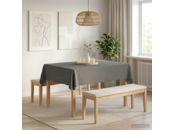 Vidaxl Toalha De Mesa Retangular Cinzento-claro 140 X 160 Cm