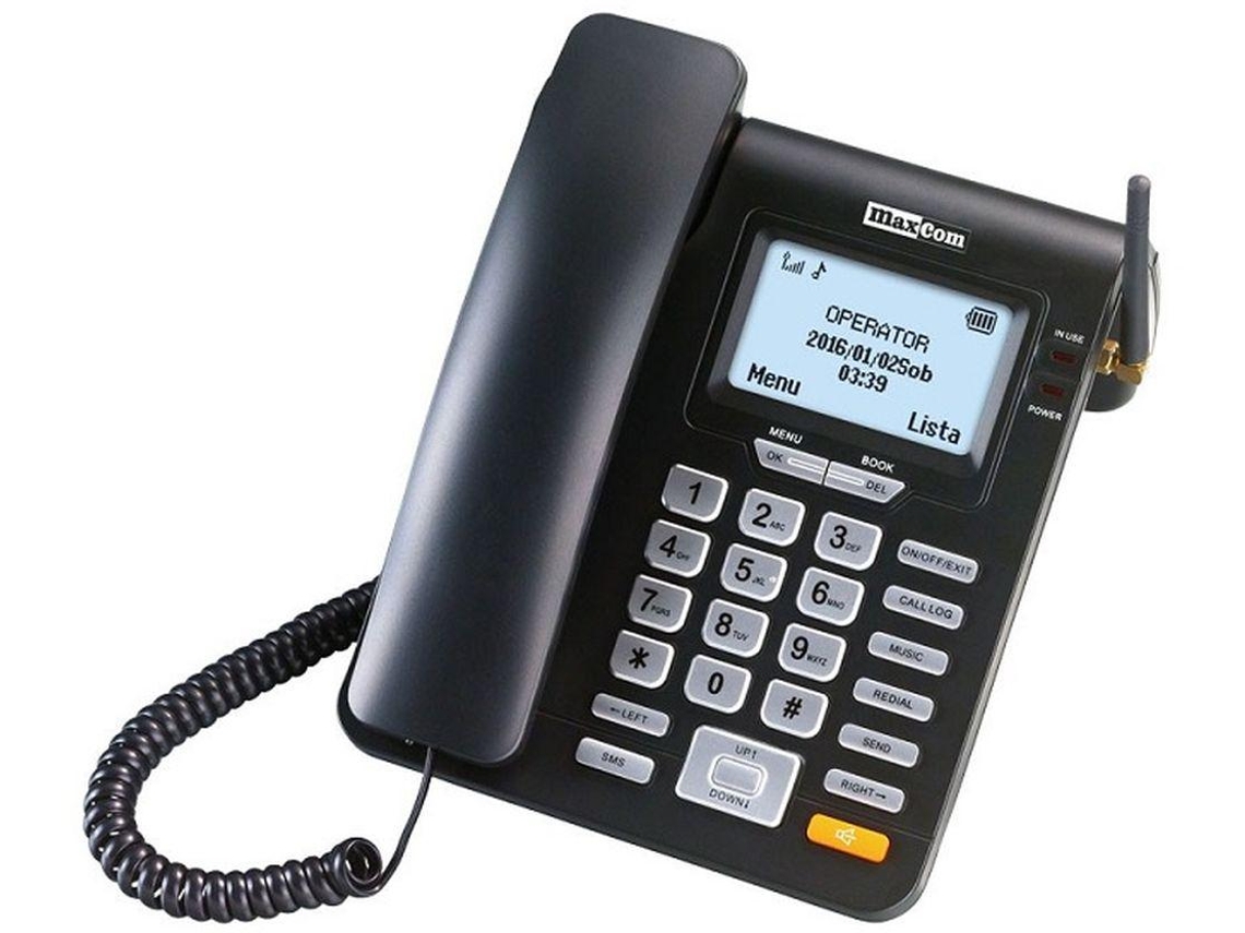 Telefone Fixo MAXCOM MM28D Preto