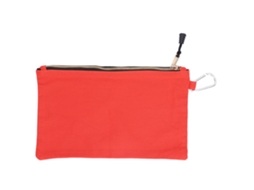 Bolsa De Ferramentas Com Fecho Zíper Multiuso De Lona Impermeável Portátil Com Mosquetão Laranja Para Armazenamento