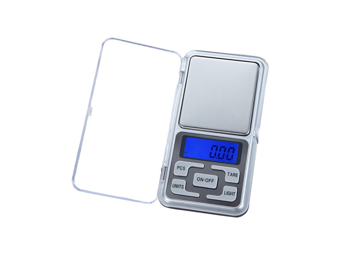 Lurelia Balança De Bolso, 500 G, 0,1 G, Lcd, Aço Inoxidável