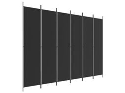 Room Divider, Room Dividers Vidaxl Preto Tecido (300 X 220 Cm)