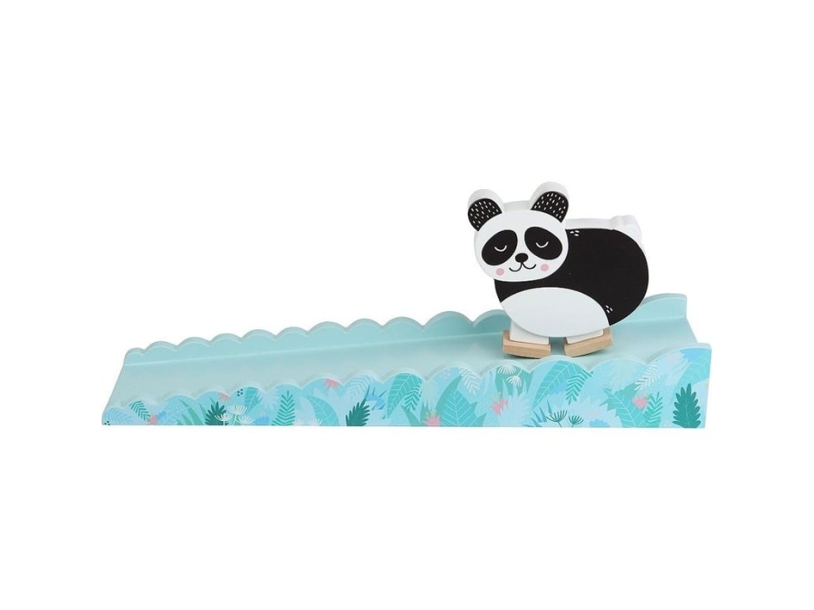 Brinquedo De Panda De Madeira Vilac Jogo Educativo Da Selva Para Crianças