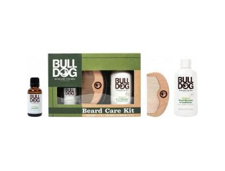 Pack Bulldog Skincare For Men Kit Cuidado Barba Aceite + Champú Y Acondicionador + Peine