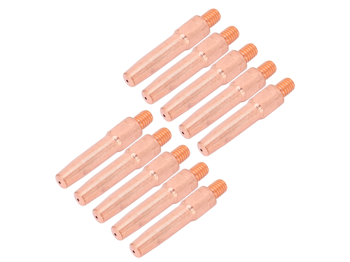 Laxiscreed L45 - 10 Peças De Dicas De Contacto Para Soldadura Com Arco, Cobre Condutor