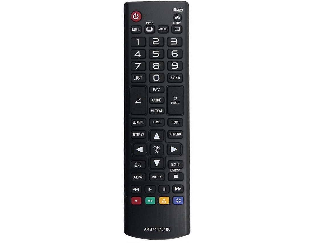 Controle Remoto De Substituição Akb74475480 Para Tvs Lg 32lh500d, 32lh501c, 43lh500t, 43lh501c, Akb73715603, Akb73715679, Akb73715622 E Akb73715603.