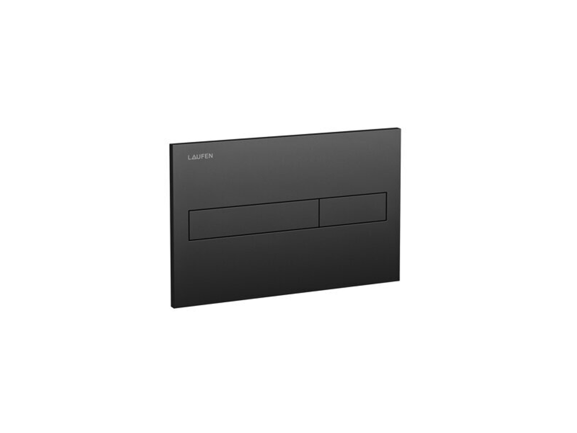 Placa de Descarga LAUFEN Aw1 Descarga Dupla 250X10X160Mm H895661 Cor: Matt Preto