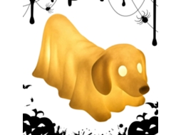 Luminária De Halloween Em Formato Cachorro, Luz Led, Decoração