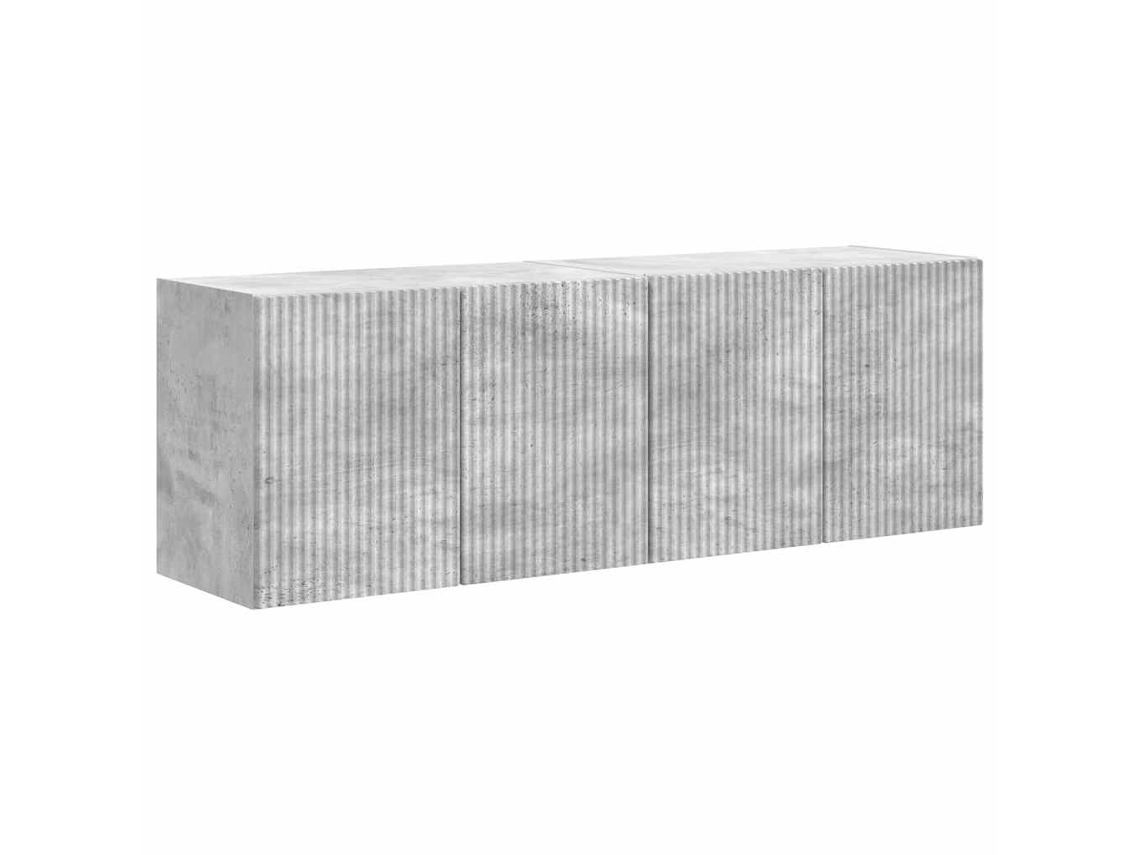 Conjunto de Armários de Tv de Parede Cinzento MAISON EXCLUSIVE 59,5x31x40 cm