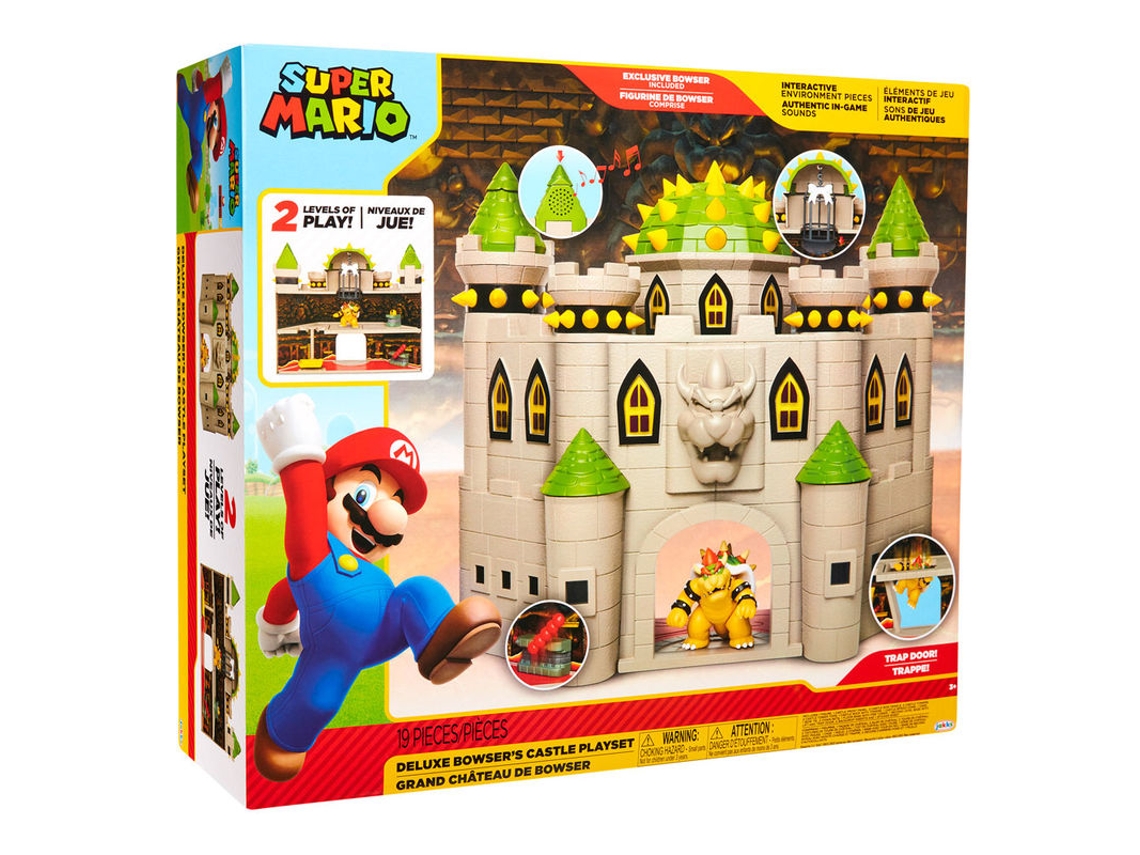 Mario Bros Deluxe Bowser Castle Playset B.ACTIVE
