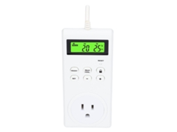 Laxiscreed Tomada De Termostato Sem Fio Com Tela, Controle Automático De Temperatura Para Aquecimento E Ar Condicionado