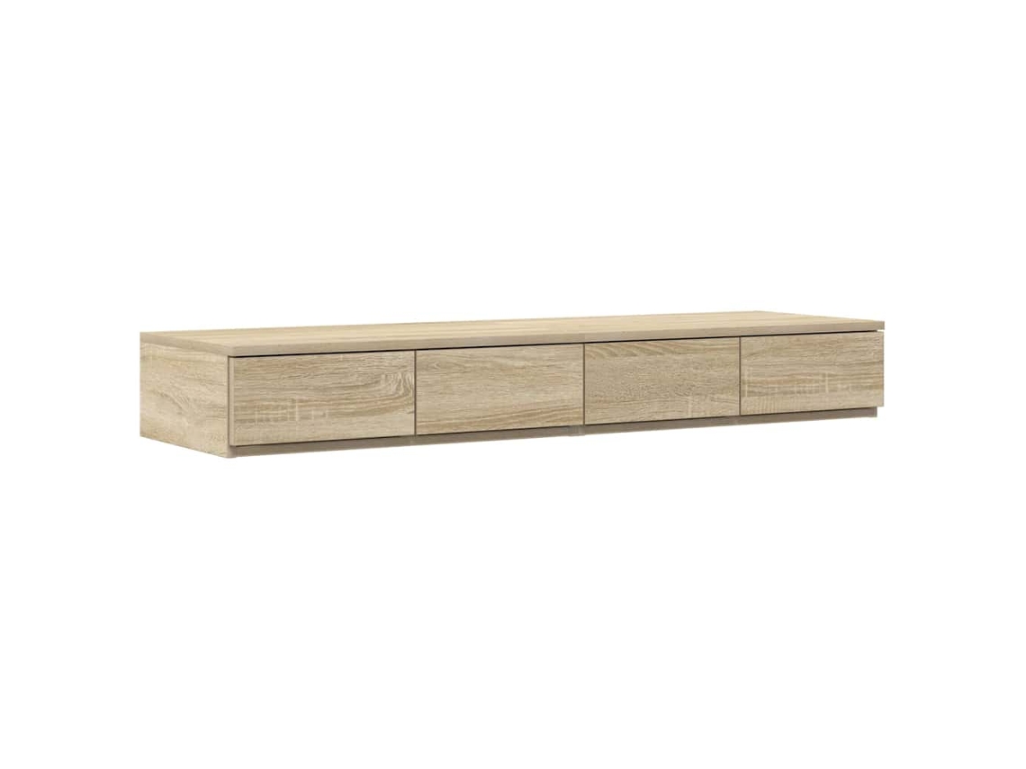 Gavetas de Cama com Gaveta Carvalho Sonoma 120x36,5x16,5 cm