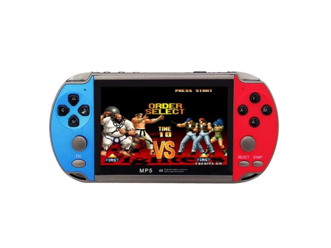 Compra online de X20 o mais novo mini console de jogos portátil de 4,3  polegadas com 1000 jogos grátis pré-carregados joystick duplo 8 GB com  suporte para saída de TV e máquina