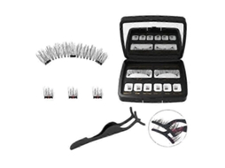 Conjunto De Cílios Magnéticos Duplos 3d Natural Look Cílios Magnéticos Sem Cola No Liner Hengjian