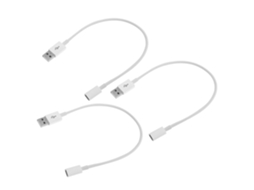 Cabo Adaptador Usb-c Fêmea Para Usb Macho De 3 Peças, Compatível Com
