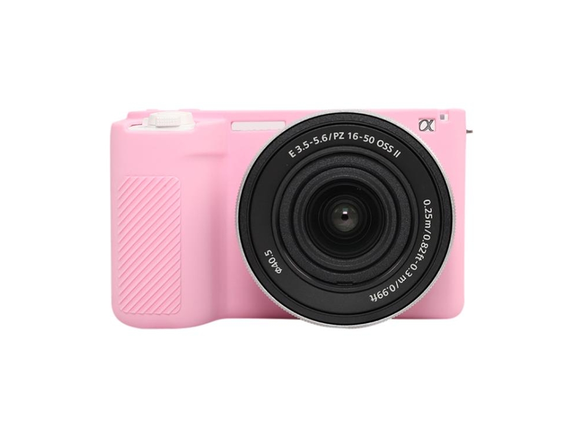 Capa Protetora de Silicone Macio Brilhante para Sony Zv e10 Ii / Zv e10m2 Rosa XIAOMOYU