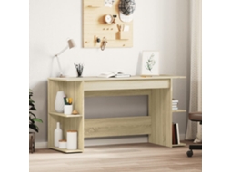 Vidaxl Secretária 140x50x75 Cm Derivados De Madeira Carvalho Sonoma