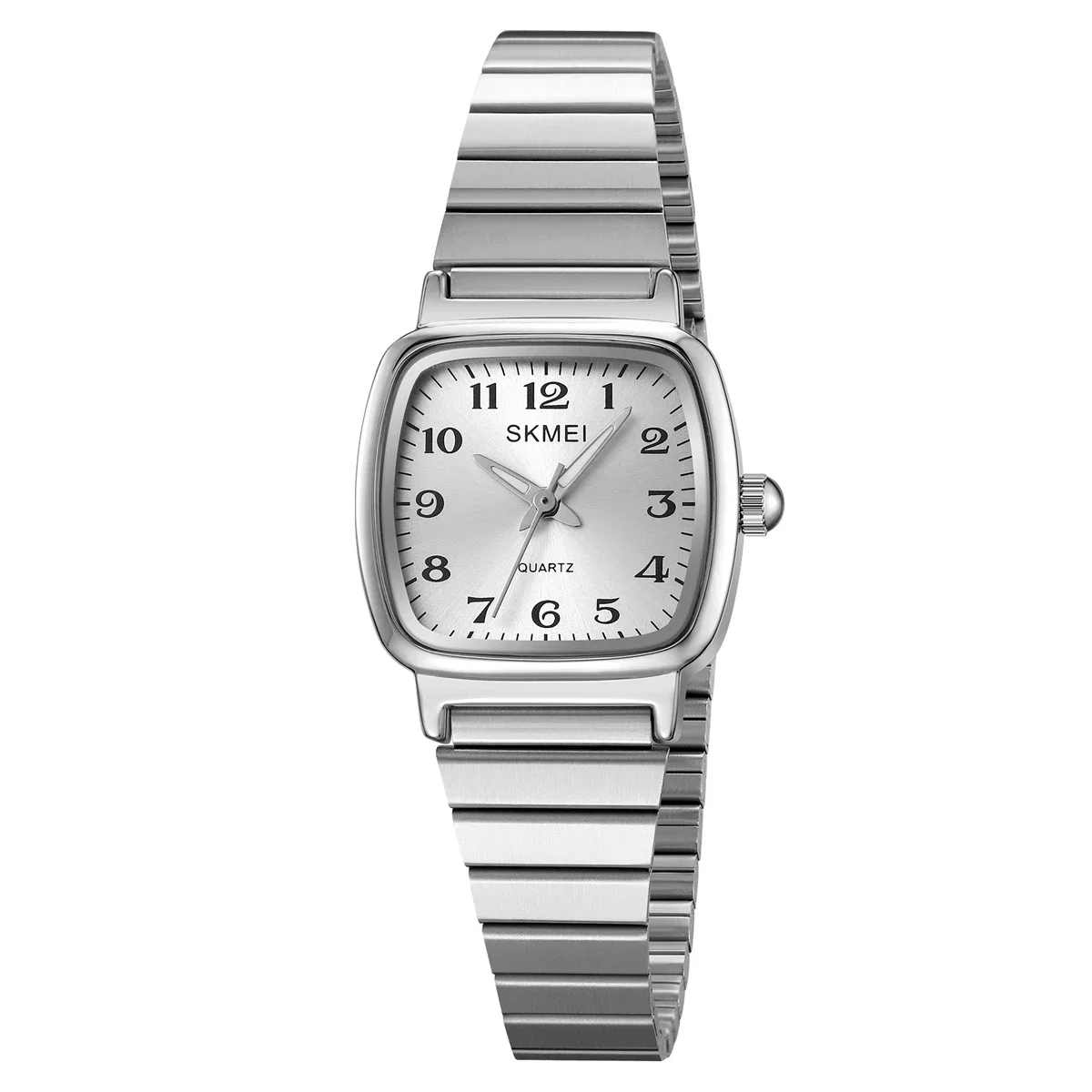 Relógio Feminino de Quartzo , À Prova D'água, Estilo Elegante para Negócios, Relógio de Luxo com Todas as Funções. MDUG (com Numerais Prateados)