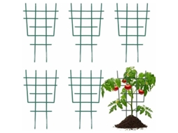6pcs Treliça De Plástico Para Plantas Trepadeiras Apoio Jardim Estacas Para Plantas Interiores Exteriores