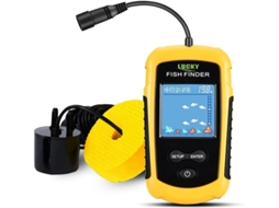 Localizador De Peixes Portátil Para Caiaque, Sonar Aquático Portátil, Transmissor Para Barco, Sensor Para Pesca, Tela Lcd Ffc1108 Zeuxo