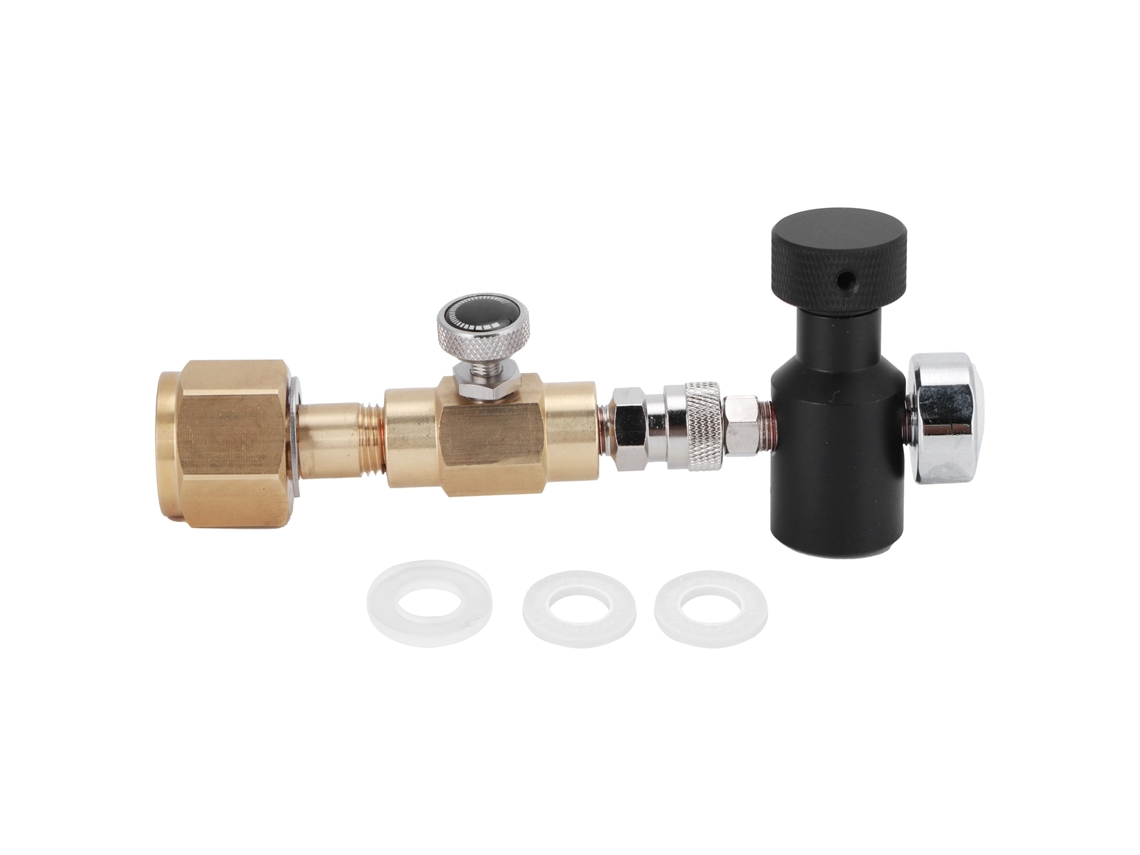 Adaptador de Recarga Co2 com Manômetro W21.8‑14