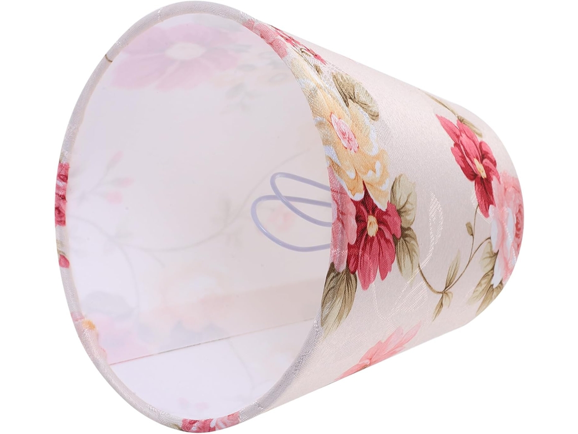 Tecido Floral Pequeno para Luminárias de Teto e de Chão, Estilo Rústico, Proteção Contra Luz Suave. SFUSHOS