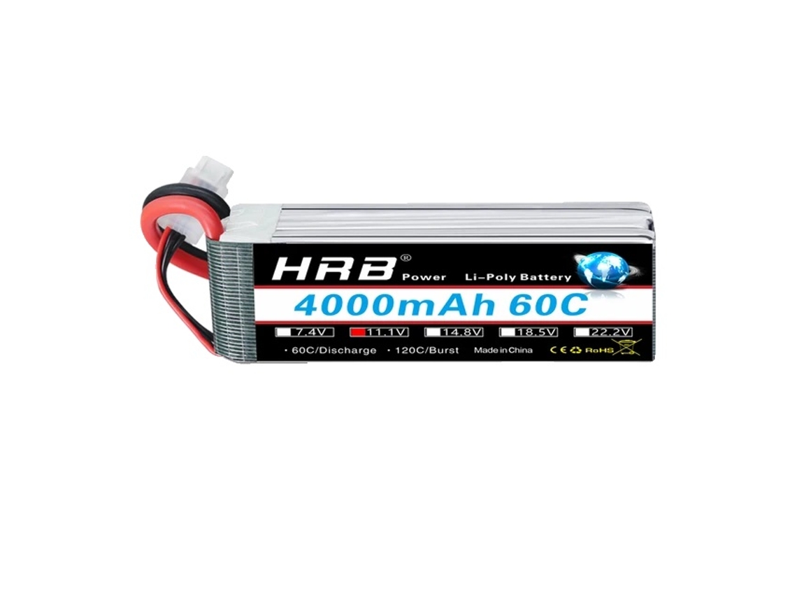 Bateria Lipo, Opções de Alta Capacidade, Conector Deans Xt60, 3s 4000mah Xt60 Original