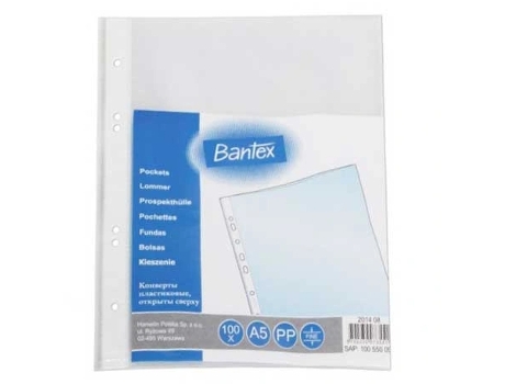 Kit De Camisetas Bantex A5, 100 Unidades